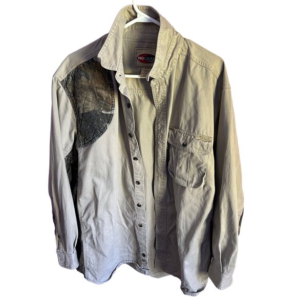 pro gear by wrangler beige realtree camo pattern XL shooting jacket - Picture 1 of 7